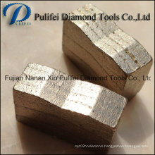 Sandwich Layer Solid Cutting Granite Segment Diamond Segment for Quartz